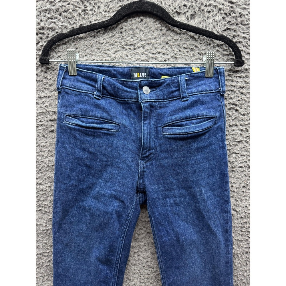 Maeve by‎ Anthropologie The Essential Slim Crop Denim Jeans Blue Womens Size 25 - Picture 3 of 15